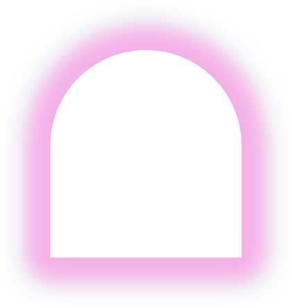 Glowing Dynamic Pink Arch Shape